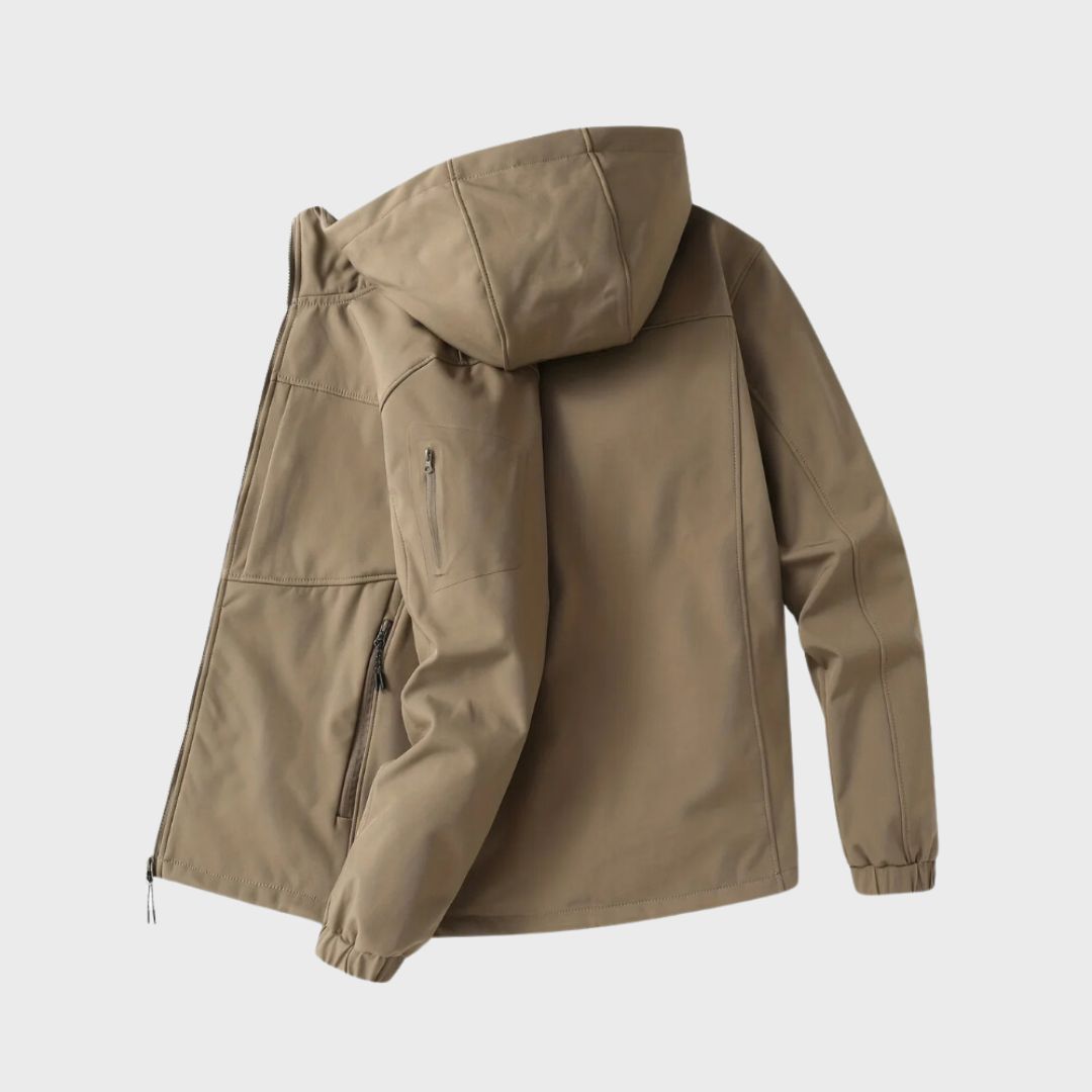 Windbreaker Jacket - Hooded - Outdoor - Softshell Jacket - Men's Waterproof Jacket