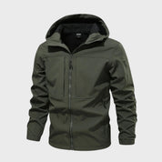 Windbreaker Jacket - Hooded - Outdoor - Softshell Jacket - Men's Waterproof Jacket