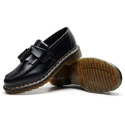 Black Loafers - Men's Chunky Slip-On Tassel Loafer Shoes