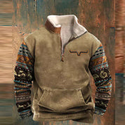 Fleece Pullover | Half Zip | Warm | Fleece Sweater | Men's Winter Clothes