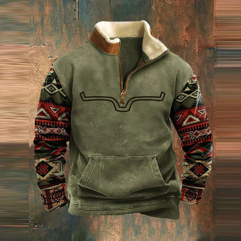 Half Zip Fleece | Warm | Pocket | Men's Half Zip Pullover | Winter Clothes