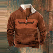 Fleece Pullover | Half Zip | Warm | Fleece Sweater | Men's Winter Clothes