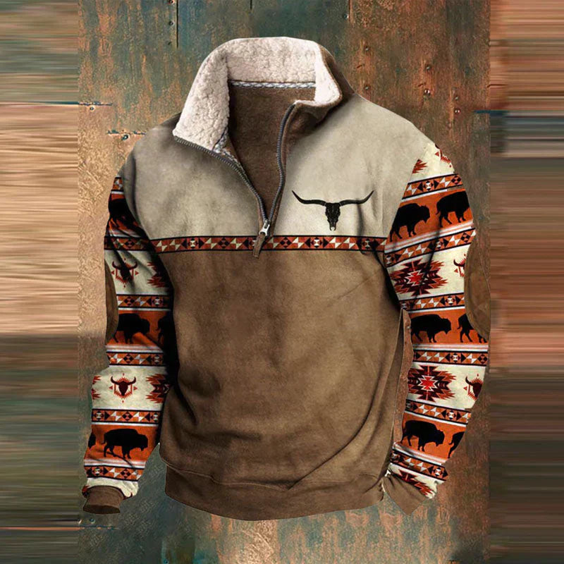 Half Zip Fleece | Warm | Pocket | Men's Half Zip Pullover | Winter Clothes