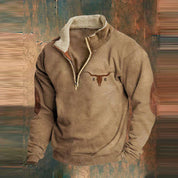 Half Zip Fleece | Warm | Pocket | Men's Half Zip Pullover | Winter Clothes