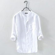 Linen Shirt | Buttoned Up | Long Sleeve | Summer Shirt | Men's Shirt