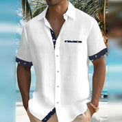 Short Sleeve Shirt | Lightweight | Collared | Buttoned Up Shirt | Men's Summer Shirts