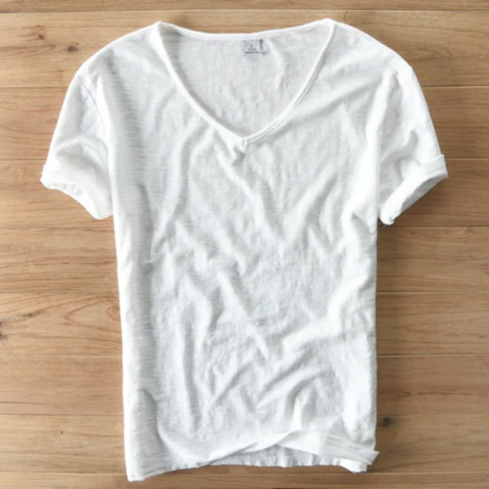 V-Neck T-Shirt | Lightweight | Short Sleeve | Summer Shirt | Men's T-Shirt