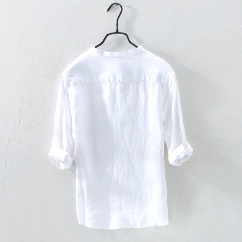 Linen Shirt | Buttoned Up | Long Sleeve | Summer Shirt | Men's Shirt