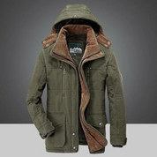 Winter Jacket | Zipper | Hood | Sherpa Lining | Men's Winter Jacket-Southern-Taylor