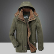Winter Jacket | Zipper | Hood | Sherpa Lining | Men's Winter Jacket
