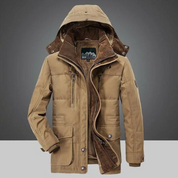 Winter Jacket | Zipper | Hood | Sherpa Lining | Men's Winter Jacket-Southern-Taylor