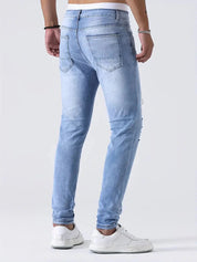 Zayden Ripped Jeans | Trendy Slim Fit Jeans for Men-Southern-Taylor