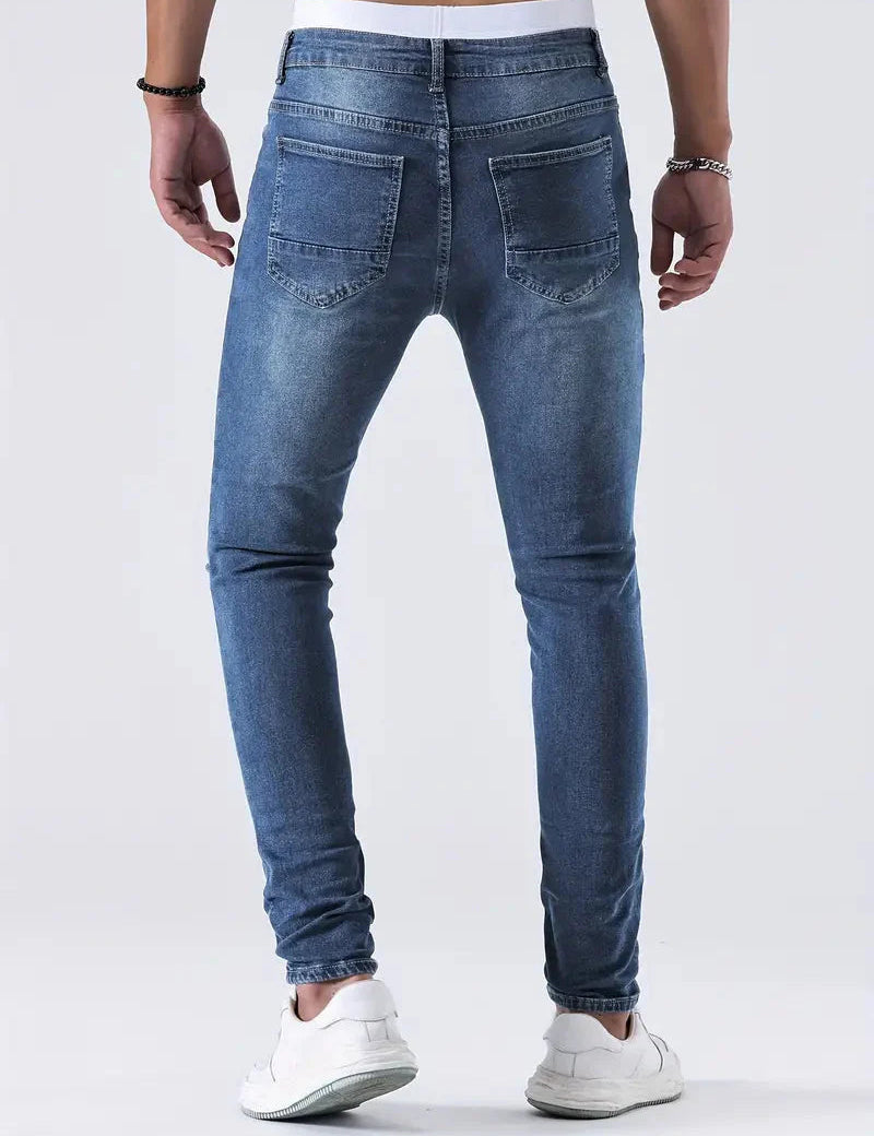 Zayden Ripped Jeans | Trendy Slim Fit Jeans for Men-Southern-Taylor