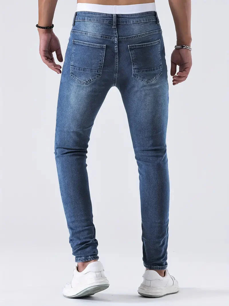 Zayden Ripped Jeans | Trendy Slim Fit Jeans for Men-Southern-Taylor