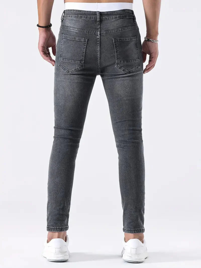 Zayden Ripped Jeans | Trendy Slim Fit Jeans for Men-Southern-Taylor