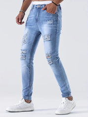 Zayden Ripped Jeans | Trendy Slim Fit Jeans for Men-Southern-Taylor