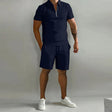 Shorts and T-Shirt Set | Polo | Short Sleeve | Two-Piece Set | Men's Summer Set