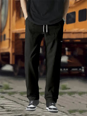 Track Pants | Drawstring | Leisure | Straight Leg Pants | Men's Trousers