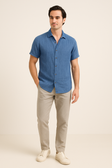 Summer Shirt - Men's Lightweight Short Sleeve Button-Up Shirt