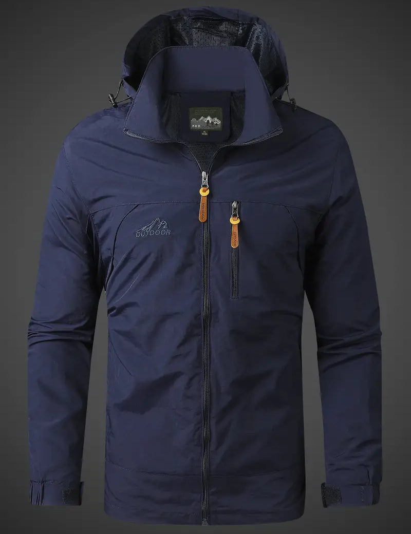 Men's Windbreaker - Hooded - Outdoor - Waterproof Jacket - Windbreaker Jacket