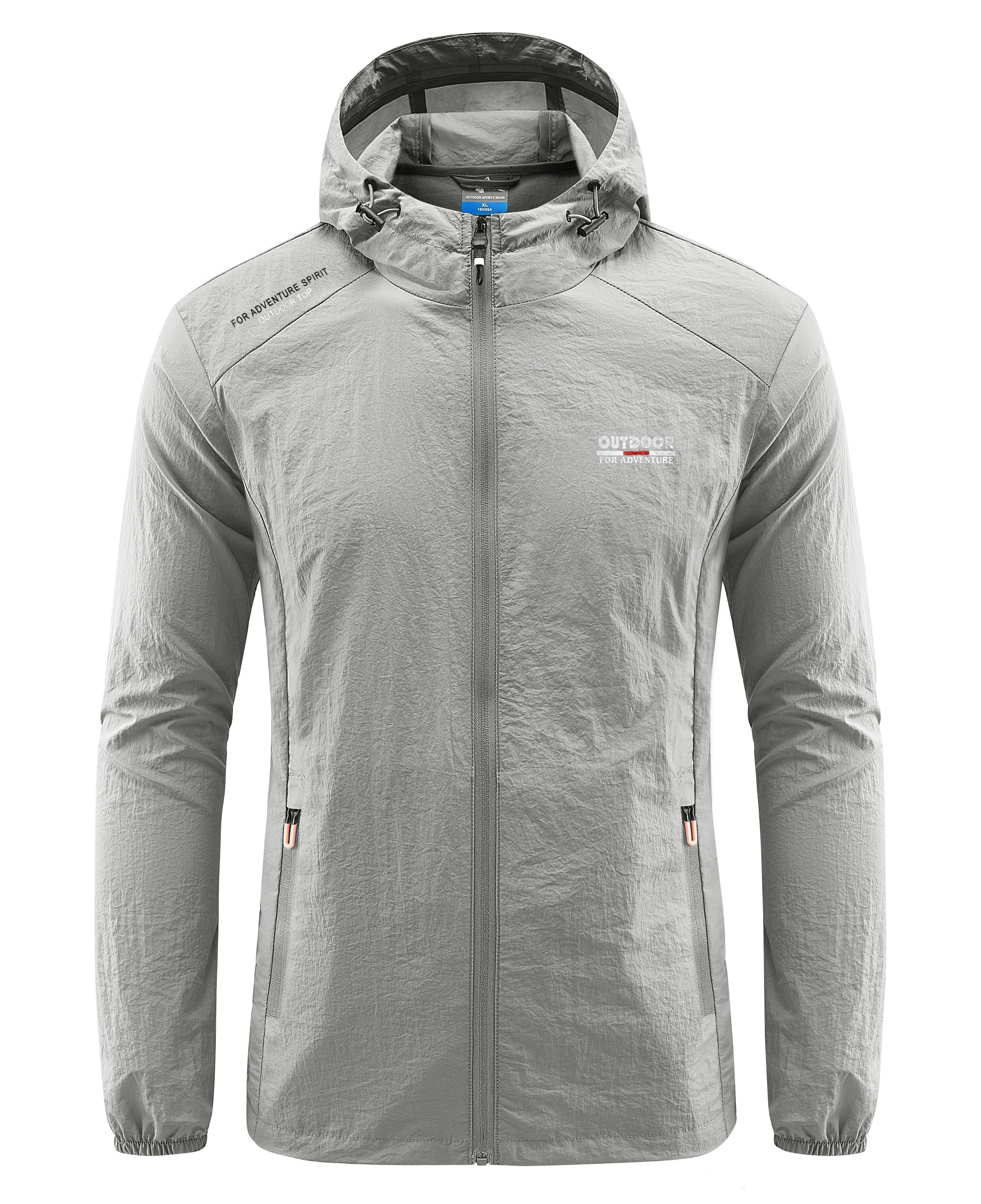 Windbreaker Jacket | Hooded | Lightweight | Waterproof Jacket Running | Men's Jacket