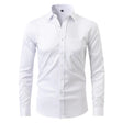 Dress Shirt - Long Sleeve - Stretchy - Non Iron Shirt - Men's Shirt