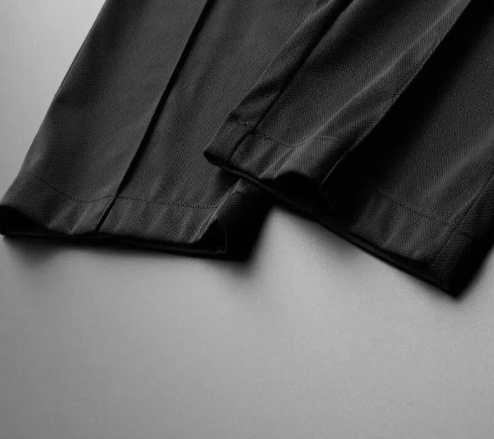 Two-Piece set - Men's Short Sleeve Polo Shirt and Dress Pants Set