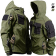 Outdoor Jacket - Waterproof - Hooded - Windbreaker Jacket - Men's Softshell Jacket -
