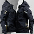 Outdoor Jacket - Waterproof - Hooded - Windbreaker Jacket - Men's Softshell Jacket -