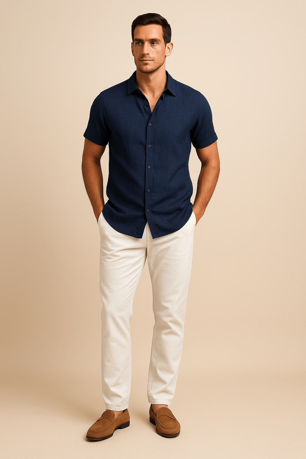 Short Sleeve Shirt | Lightweight | Button-Up | Summer Shirt | Men's Shirt