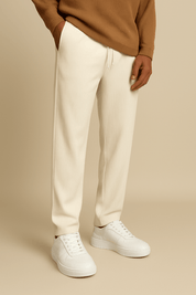 Corduroy Pants - Drawstring - Straight Leg - Casual Pants - Men's Pants
