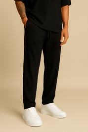 Corduroy Pants - Drawstring - Straight Leg - Casual Pants - Men's Pants