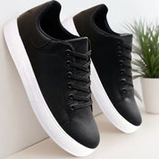 Casual Sneakers | Lace-Up | Faux Leather | Leisure Shoes | Men's Sneakers