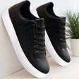 Casual Sneakers | Lace-Up | Faux Leather | Leisure Shoes | Men's Sneakers