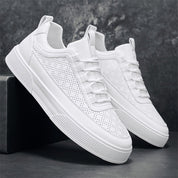 White Sneakers - Men's Breathable Leisure Slip-On Shoes