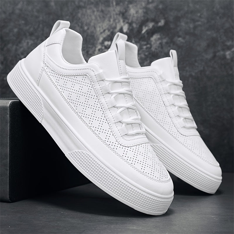 White Sneakers - Men's Breathable Leisure Slip-On Shoes