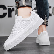 White Sneakers - Men's Breathable Leisure Slip-On Shoes