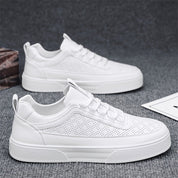 White Sneakers - Men's Breathable Leisure Slip-On Shoes