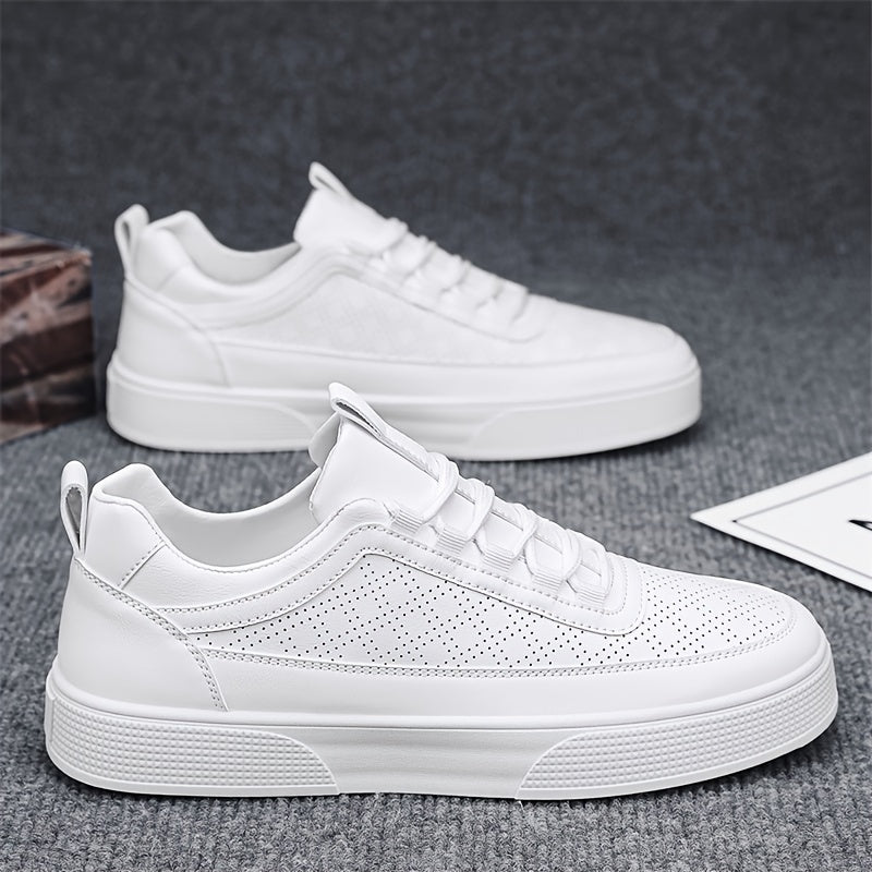 White Sneakers - Men's Breathable Leisure Slip-On Shoes