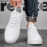 White Sneakers - Men's Breathable Leisure Slip-On Shoes