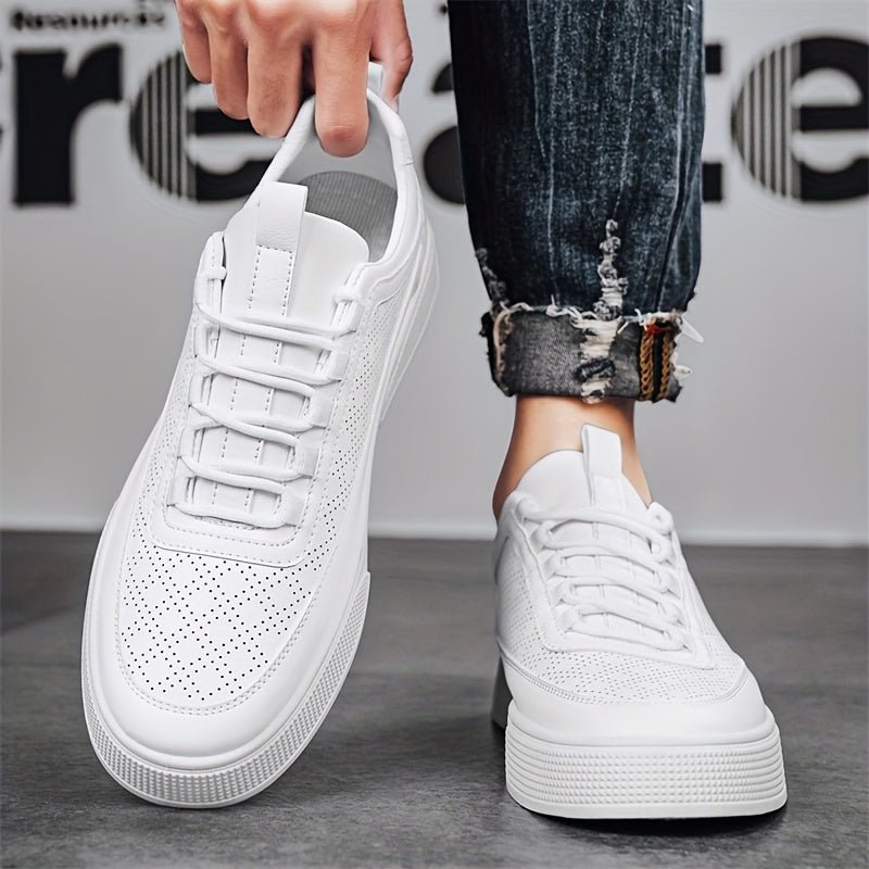 White Sneakers - Men's Breathable Leisure Slip-On Shoes