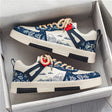 Low Top Sneakers - Men's Casual Lace-Up Skate Shoes