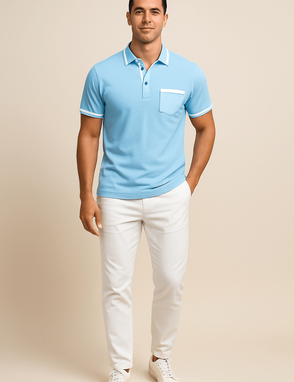 Polo T-Shirt | Breast Pocket | Collared | Polo Shirt | Men's Shirts
