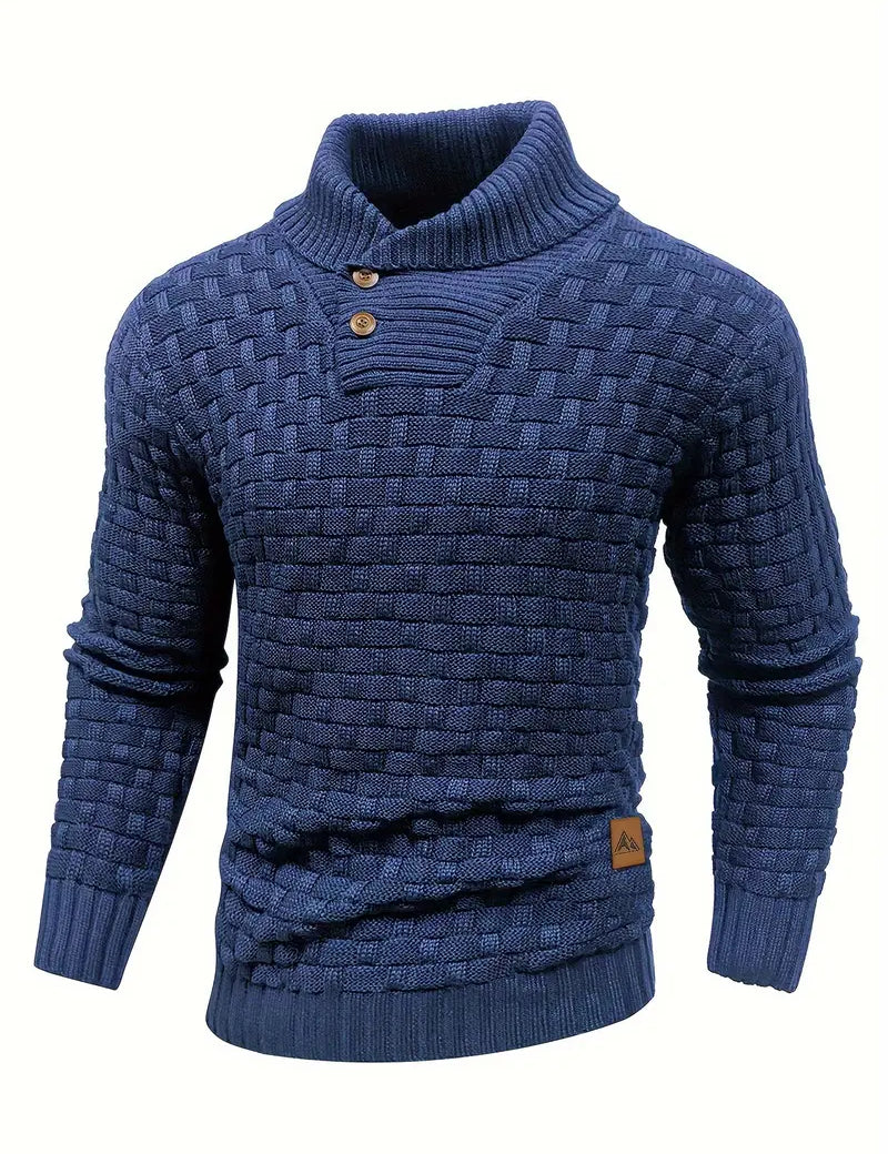 Knitted Sweater | Roll Neck | Chunky | Knitted Jumper | Men's Clothing