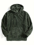 Corduroy Hoodie | Warm | Comfy | Pullover Hoodie | Men's Hoodie