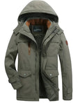 Winter Parka | Hooded | Weatherproof | Fleece Lined Jacket | Men's Winter Jacket
