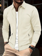 Men's Zip Up Sweatshirt - Full Zip - Pockets - Zip Up Sweater - Men's Jacket