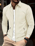 Men's Zip Up Sweatshirt - Full Zip - Pockets - Zip Up Sweater - Men's Jacket