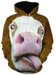 Hoodie - Cow Print - Funny - Pullover Hoodie - Men's Hoodie