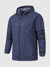Windbreaker Jacket - Men's Hooded Outdoor Waterproof Jacket